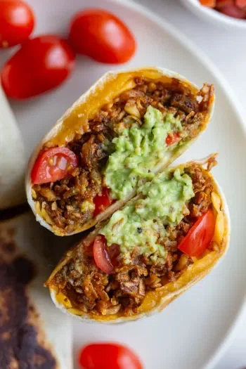 High Protein Vegetarian Burritos