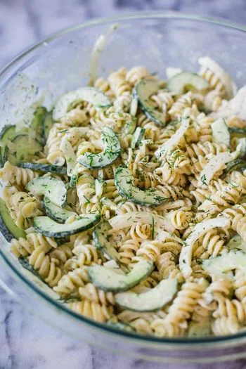 Cucumber Pasta Salad