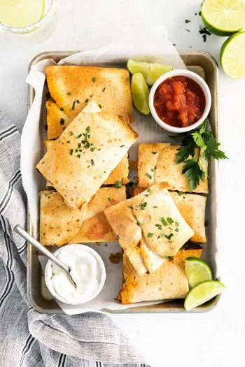 Vegetarian Sheet Pan Quesadillas