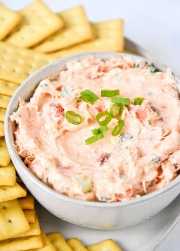 Hot Smoked Salmon Cream Cheese Dip