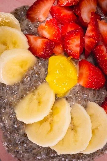 Banana Chia Seed Pudding