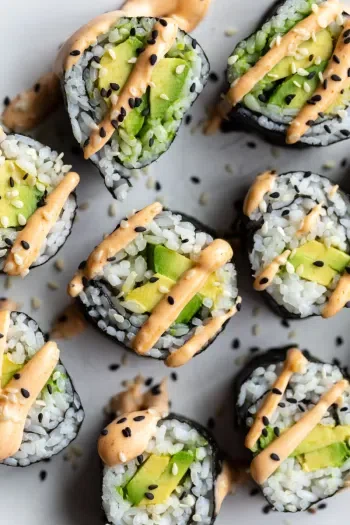 Easy Avocado Roll Sushi