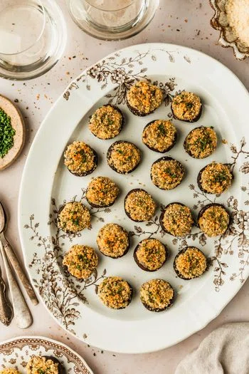 Savory Boursin Cheese Stuffed Mushrooms