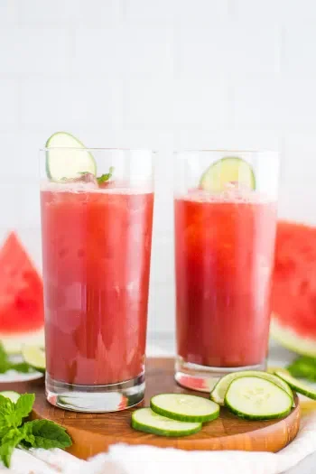 Watermelon Cucumber Juice