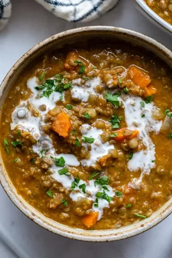 Easy Vegan Lentil Soup