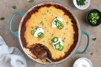 Chili Cornbread Casserole