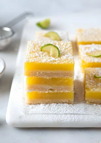 Key Lime Shortbread Bars