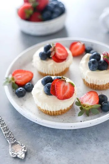 Mini No Bake Cheesecakes