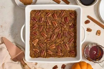 Pumpkin Baked Steel Cut Oatmeal