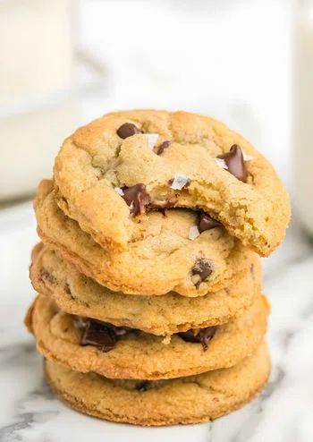 Salted Chocolate Chip Cookies