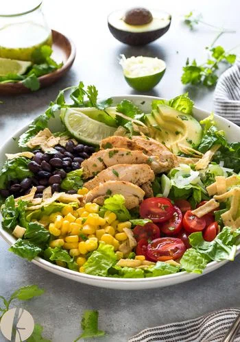 Santa Fe Chicken Salad with Tangy Lime Dressing