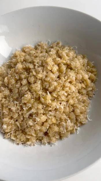 Pastina with Egg, Butter, and Parmesan