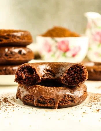 Chocolate Cake Doughnuts