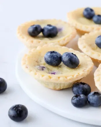 Blueberry Custard Tarts