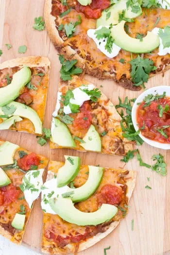 Mexican Tortilla Pizza