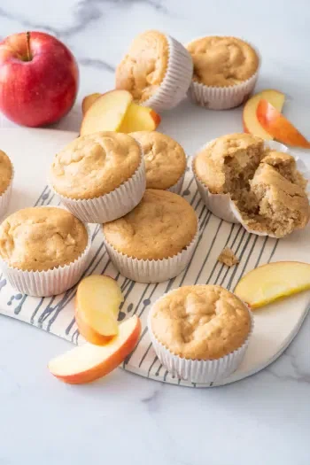 Apple Applesauce Muffins