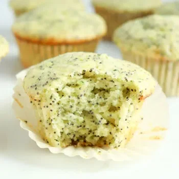 Zucchini Lemon Poppy Seed Muffins