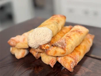 Chicken Bacon Ranch Egg Rolls