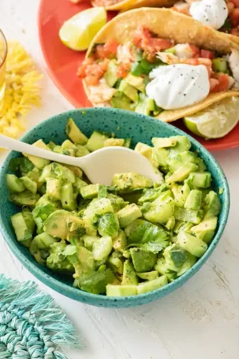 Cucumber Avocado Salsa