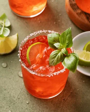 Strawberry Basil Margarita