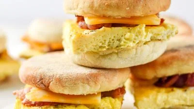 Make-Ahead Bacon Breakfast Sandwiches