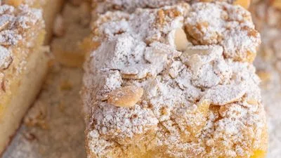Almond Coffee Cake with Brown Butter Streusel Topping