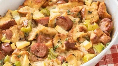 Kid’s Apple Sausage Stuffing